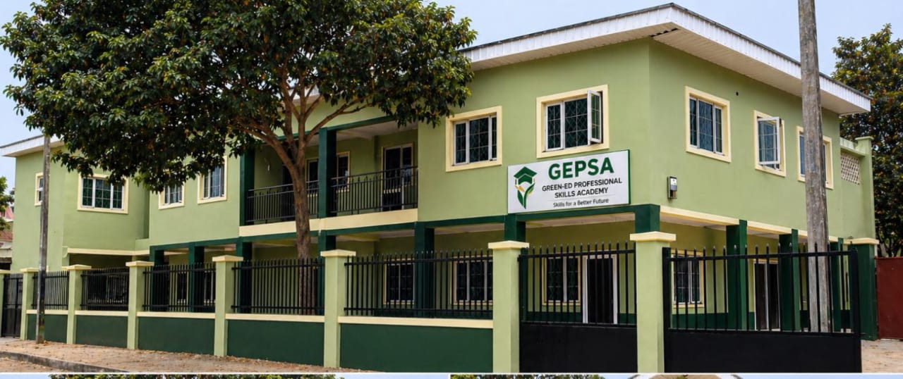 GEPSA campus building exterior in Kano